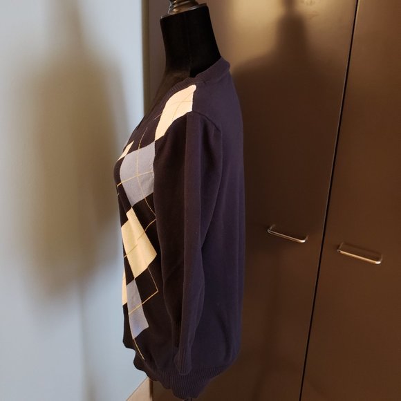 Reitmans Top Argyle Size XL - Picture 3 of 7